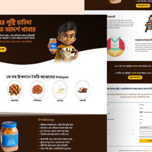 Premium Snack & Gifting Industry – High Conversion Landing Page for Gourmet Nuts & Chocolate Treats | Elementor + CartFlows Template