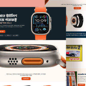 Wearable Tech Industry – High Conversion Sales Funnel Landing Page for Smart Watches | Elementor + CartFlows Template